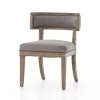 Kirkland's Home Dining Chairs-Dark Moon Canvas Upholstered Dining Chair