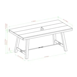 Kirkland's Home Dining Tables-Dark Oak Wood Rustic Dining Table