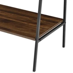 Kirkland's Home Bookshelves-Dark Walnut Industrial Ladder Shelf