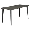 Kirkland's Home Dining Tables-Dark Wood And Metal Dining Table