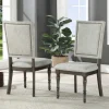 Kirkland's Home Dining Chairs-Dawson Upholstered Dining Chairs, Set Of 2