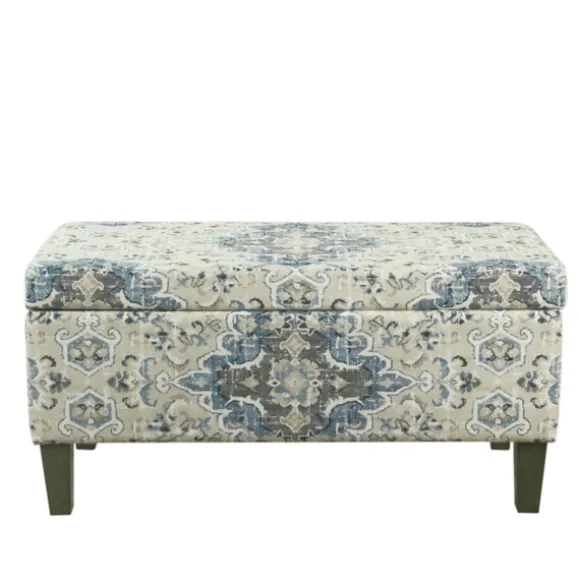 Kirkland's Home Benches & Ottomans-Decorative Antique Storage Bench