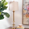 Kirkland's Home Buffet Lamps-Deep Gold Glass Orb Buffet Lamp