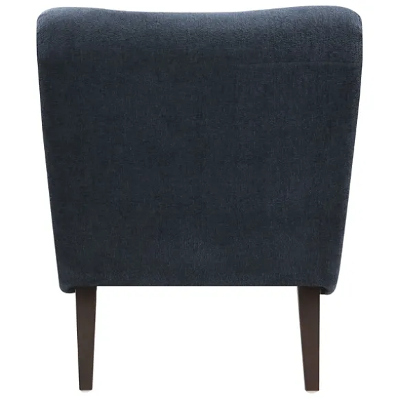 Kirkland's Home Accent Chairs-Deep Navy Piped Edge 2-Pc. Chair And Ottoman Set