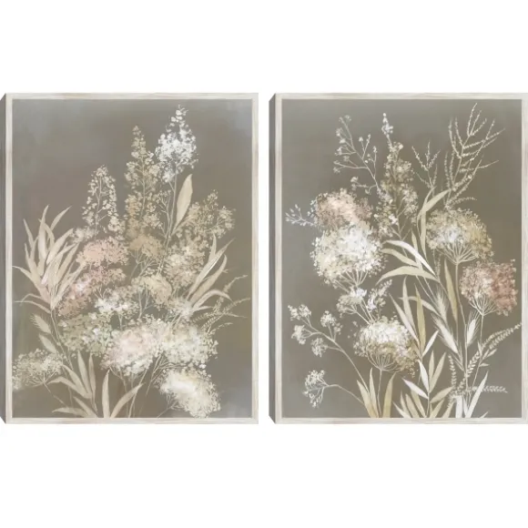 Kirkland's Home Framed Art-Delicate Bunch 2-Pc. Framed Canvas Art Set