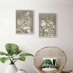 Kirkland's Home Framed Art-Delicate Bunch 2-Pc. Framed Canvas Art Set