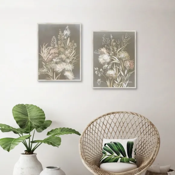 Kirkland's Home Framed Art-Delicate Bunch 2-Pc. Framed Canvas Art Set