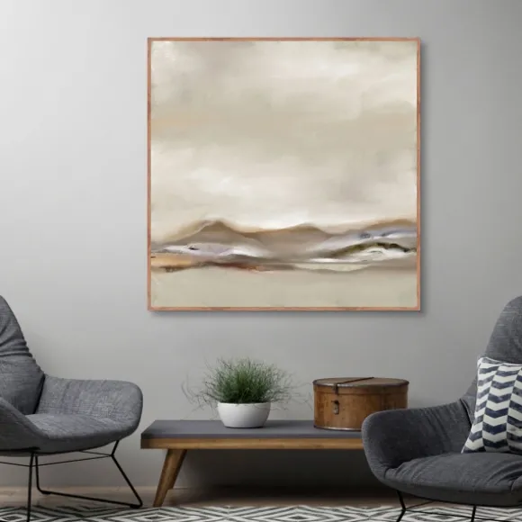 Kirkland's Home Canvas Art-Desert View Framed Canvas Art Print