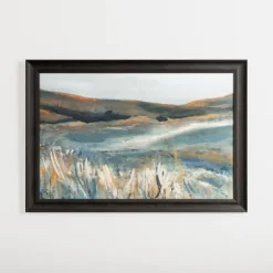 Kirkland's Home Canvas Art-Dewy Plains Framed Canvas Art Print