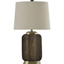 Kirkland's Home Table Lamps-Dimpled Strausburg Table Lamp