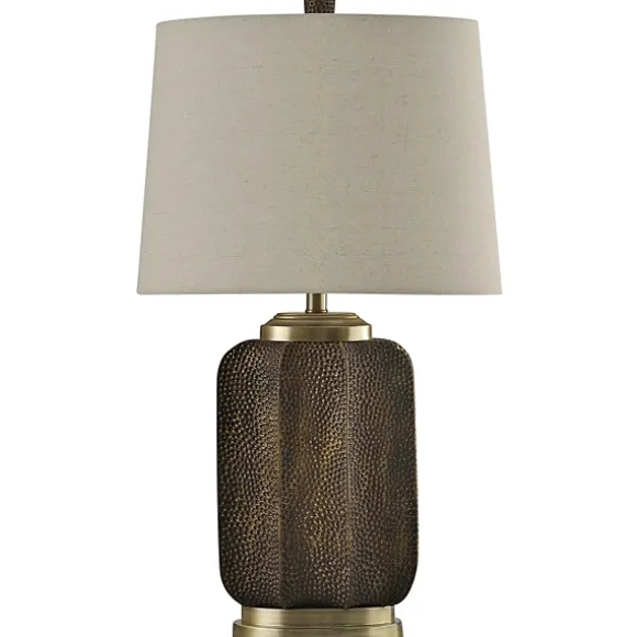 Kirkland's Home Table Lamps-Dimpled Strausburg Table Lamp