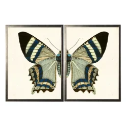 Kirkland's Home Framed Art-Diptych Butterfly Framed Art Print, Set Of 2