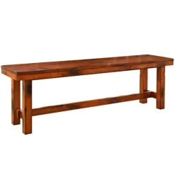 Kirkland's Home Dining Chairs-Dirty Oak Huntsman Wood Dining Bench