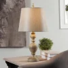 Kirkland's Home Table Lamps-Distressed And Cream Table Lamp