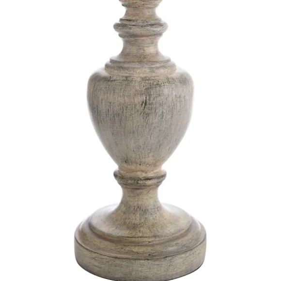 Kirkland's Home Table Lamps-Distressed And Cream Table Lamp