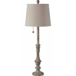 Kirkland's Home Buffet Lamps-Distressed And Gold Buffet Lamps, Set Of 2