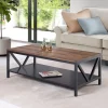 Kirkland's Home Coffee Tables-Distressed Barnwood Coffee Table