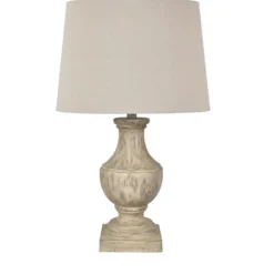 Kirkland's Home Table Lamps-Distressed Brown Table Lamp