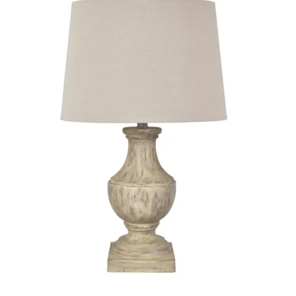 Kirkland's Home Table Lamps-Distressed Brown Table Lamp