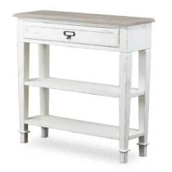 Kirkland's Home Console Tables-Distressed 1-Drawer Console Table