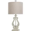 Kirkland's Home Table Lamps-Distressed French Farmhouse Table Lamp