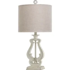 Kirkland's Home Table Lamps-Distressed French Farmhouse Table Lamp