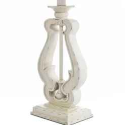 Kirkland's Home Table Lamps-Distressed French Farmhouse Table Lamp