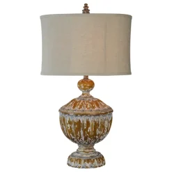 Kirkland's Home Table Lamps-Distressed Natural Table Lamp