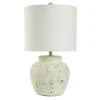Kirkland's Home Table Lamps-Distressed Round Table Lamp