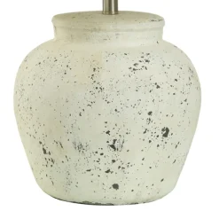 Kirkland's Home Table Lamps-Distressed Round Table Lamp