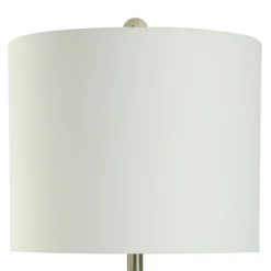 Kirkland's Home Table Lamps-Distressed Round Table Lamp