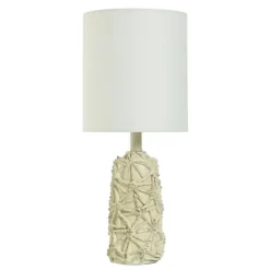 Kirkland's Home Table Lamps-Distressed Starfish Pattern Table Lamp