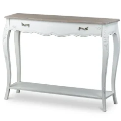 Kirkland's Home Console Tables-Distressed Streaked Console Table