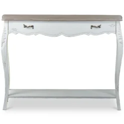 Kirkland's Home Console Tables-Distressed Streaked Console Table