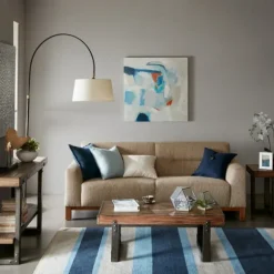 Kirkland's Home Console Tables-Distressed Wood And Gunmetal Console Table