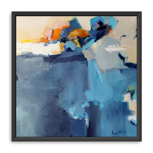 Kirkland's Home Canvas Art-Dizzy At The Edge Framed Canvas Art Print