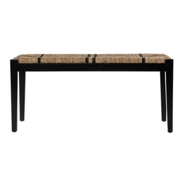 Kirkland's Home Benches & Ottomans-Dominica Woven Seagrass Stripe Bench