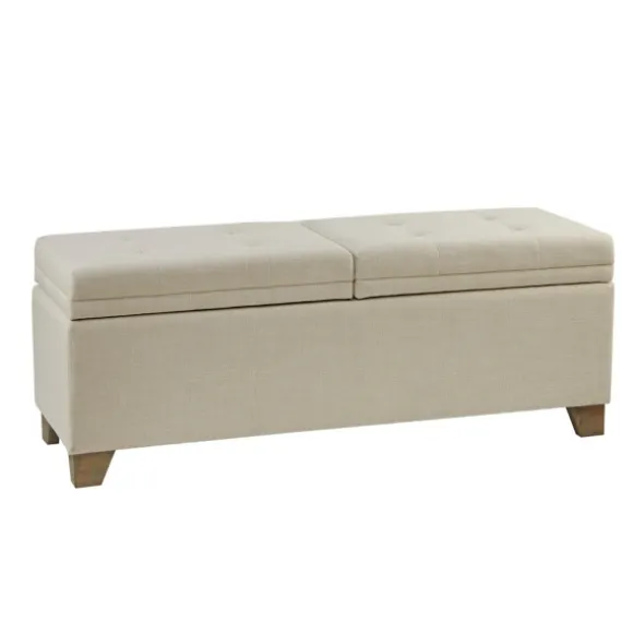 Kirkland's Home Benches & Ottomans-Double Opening Storage Bench