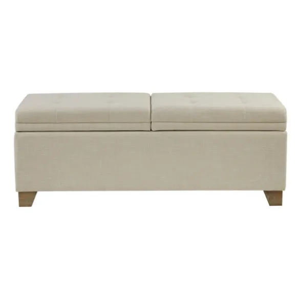 Kirkland's Home Benches & Ottomans-Double Opening Storage Bench