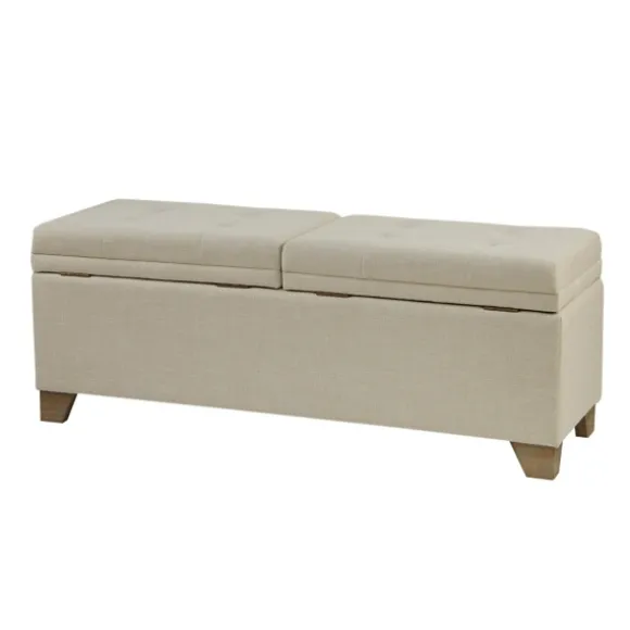 Kirkland's Home Benches & Ottomans-Double Opening Storage Bench