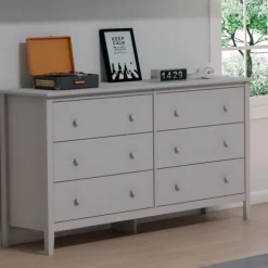 Kirkland's Home Dressers & Chests-Dove Brazilian Pine Wood Dresser