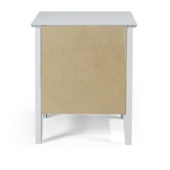Kirkland's Home Nightstands-Dove Brazilian Pine Wood Nightstand