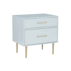 Kirkland's Home Nightstands-2-Drawer Nightstand With Gold Hardware
