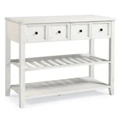 Kirkland's Home Console Tables-2-Drawer Solid Wood Console Table