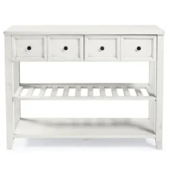 Kirkland's Home Console Tables-2-Drawer Solid Wood Console Table