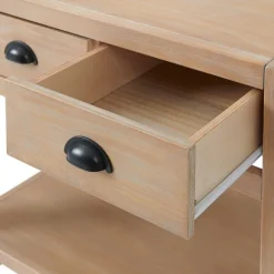 Kirkland's Home Beds & Headboards-Duke Driftwood Pine 4-Pc. Queen Bedroom Set