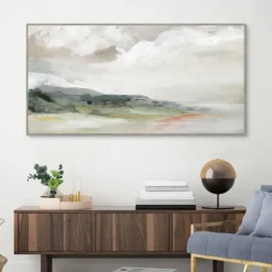 Kirkland's Home Framed Art-Earth And Clouds Abstract Framed Wall Art