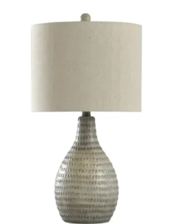 Kirkland's Home Table Lamps-Earth Tone Oak Table Lamp