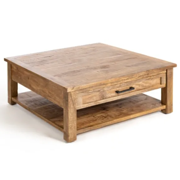Kirkland's Home Coffee Tables-Easton Mango Wood Coffee Table