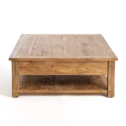 Kirkland's Home Coffee Tables-Easton Mango Wood Coffee Table